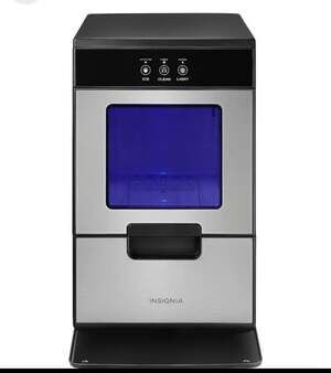 Insignia Portable Nugget Ice Maker with Auto Shut-Off - Stainless Steel